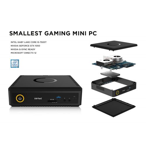  ZOTAC Magnus EN1060K Gaming Mini PC GeForce GTX 1060 Intel Core i5 8GB DDR4120GB SSD1TB HDDNo OS (ZBOX-EN1060K-P-U)