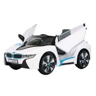 Amazon Rollplay 6 Volt BMW i8 Ride On Toy, Battery-Powered Kids Ride On Car - Silver