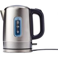 Amazon Basics Stainless Steel Portable Fast, Electric Hot Water Kettle for Tea and Coffee, Automatic Shut Off, 1 Liter, Black and Sliver