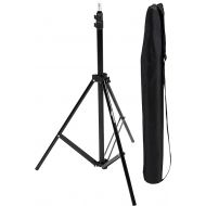 Amazon Basics Aluminum Light Photography Tripod Stand with Case - 2.8 - 6.7 Feet, Black