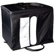 Amazon Basics Portable Foldable Photo Studio Box with LED Light, 1 Count (Pack of 1), Black, 25 x 30 x 25 Inches