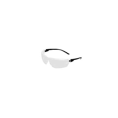  Amazon Basics Safety Glasses (Clear/Black), Anti-Fog, 12-pack (Previously AmazonCommercial brand)