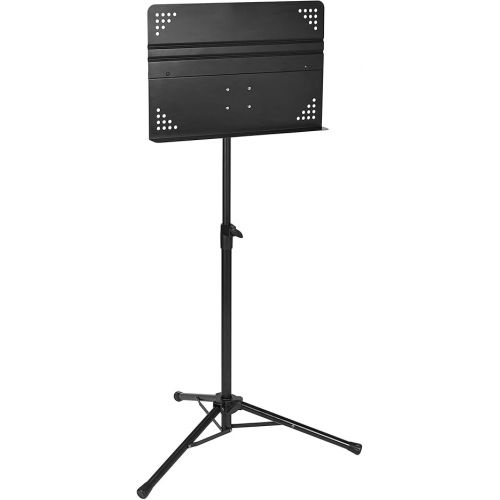  Amazon Basics Professional Folding Orchestra Sheet Music Stand, Black