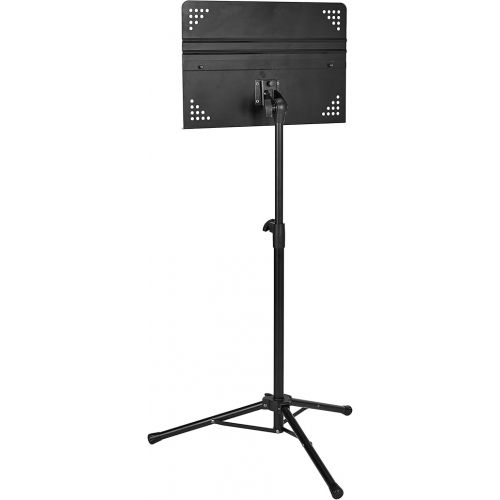  Amazon Basics Professional Folding Orchestra Sheet Music Stand, Black
