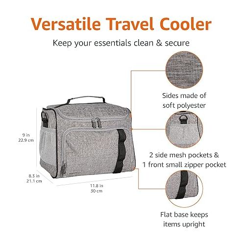  Amazon Basics Reusable Insulated Soft Cooler Bag/Backpack