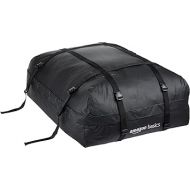 Amazon Basics Waterproof Rooftop Cargo Carrier Bag,15 Cubic Feet, Black