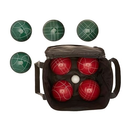  Amazon Basics Bocce Ball Outdoor Yard Games Set with Soft Carrying Case