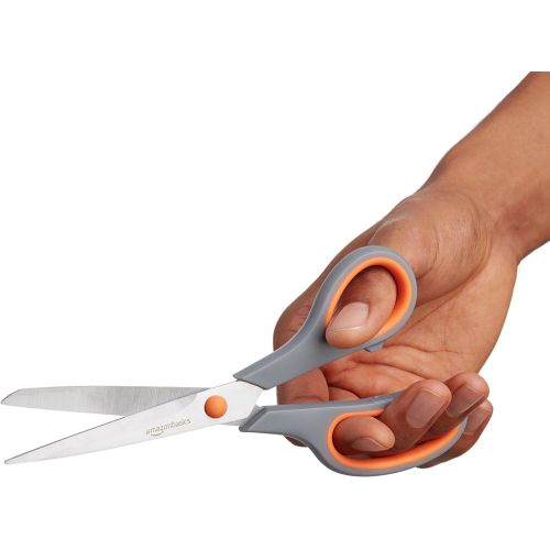  AmazonBasics Multipurpose Office Scissors - 3-Pack