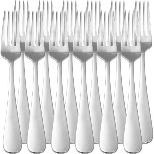  AmazonBasics stainless steel forks, L 8.13W 1.08, Silver