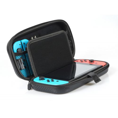  Amazon Basics Carrying Case for Nintendo Switch and Accessories - 10 x 2 x 5 Inches, Black