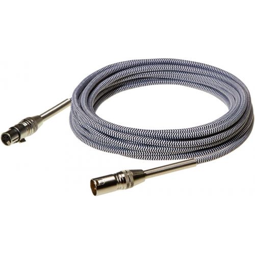  AmazonBasics 3 Pin Microphone Cable - Pack of 5, 25 Feet, Silver
