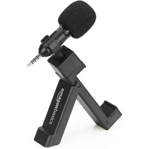  AmazonBasics Microphone for Smartphones with Clip - Black