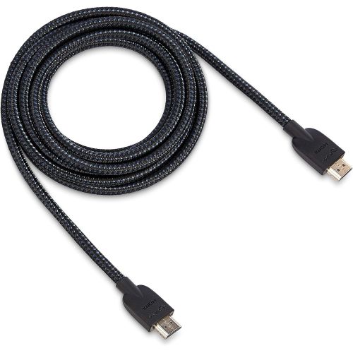  Amazon Basics High-Speed HDMI Cable (18Gbps, 4K/60Hz) - 10 Feet, Nylon-Braided