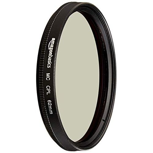  Amazon Basics Circular Polarizer Camera Lens Filter - 62 mm