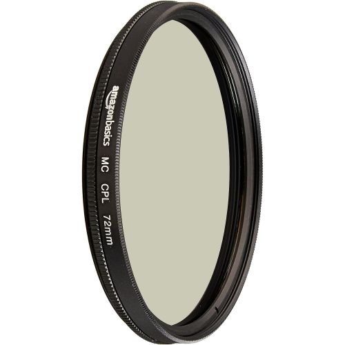  Amazon Basics Circular Polarizer Camera Lens Filter - 72 mm