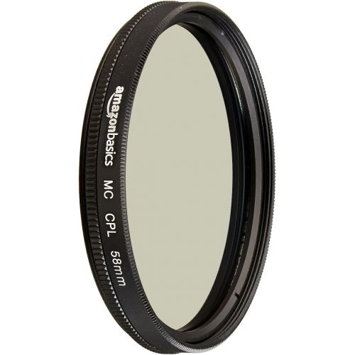  Amazon Basics Circular Polarizer Camera Lens Filter - 58 mm