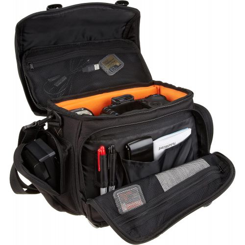  Amazon Basics Large DSLR Gadget Bag (Orange interior)