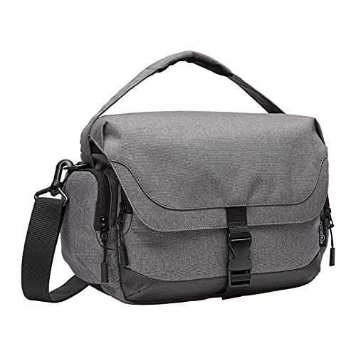  Amazon Basics Large DSLR Camera Gadget Bag - 11 x 6 x 8 Inches (Gray)