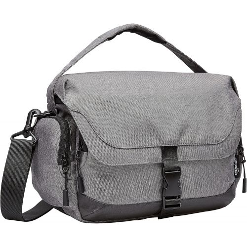  Amazon Basics Large DSLR Camera Gadget Bag - 11 x 6 x 8 Inches (Gray)