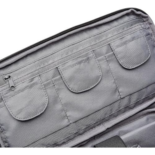  Amazon Basics Large DSLR Camera Gadget Bag - 11 x 6 x 8 Inches (Gray)