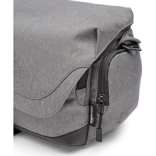  Amazon Basics Large DSLR Camera Gadget Bag - 11 x 6 x 8 Inches (Gray)