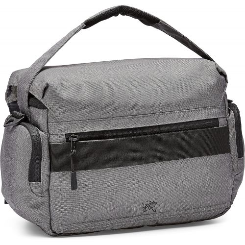  Amazon Basics Large DSLR Camera Gadget Bag - 11 x 6 x 8 Inches (Gray)