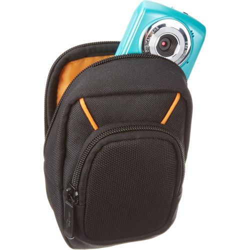  Amazon Basics Large Point and Shoot Camera Case - 6 x 4 x 2 Inches, Black