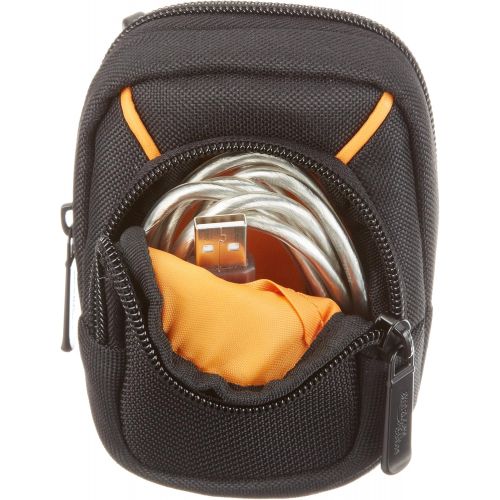  Amazon Basics Medium Point and Shoot Camera Case - 5 x 3 x 2 Inches, Black