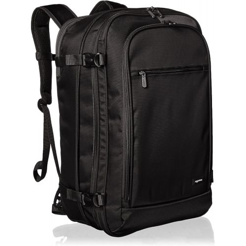  AmazonBasics Carry-On Travel Backpack - Black