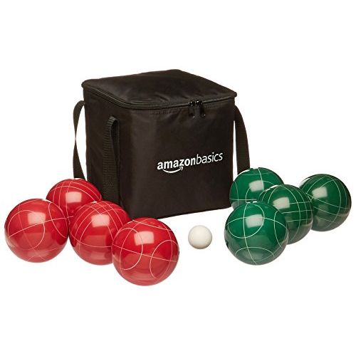  AmazonBasics Bocce Ball Set with Soft Carry Case