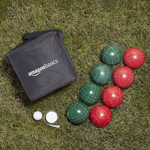  AmazonBasics Bocce Ball Set with Soft Carry Case