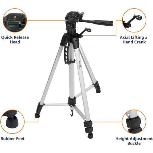  Amazon Basics 60-Inch Lightweight Tripod with Bag