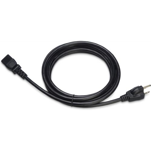  AmazonBasics Computer Monitor TV Replacement Power Cord - 10-Foot, Black