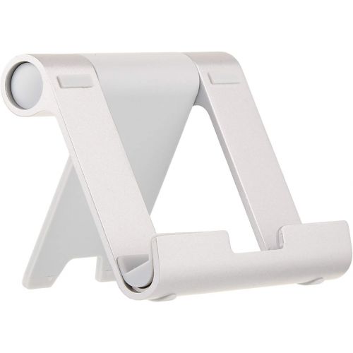  AmazonBasics Multi-Angle Portable Stand for iPad Tablet, E-reader and Phone - Silver