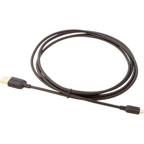  AmazonBasics USB 2.0 A-Male to Micro B Charger Cable, 6 feet, Black
