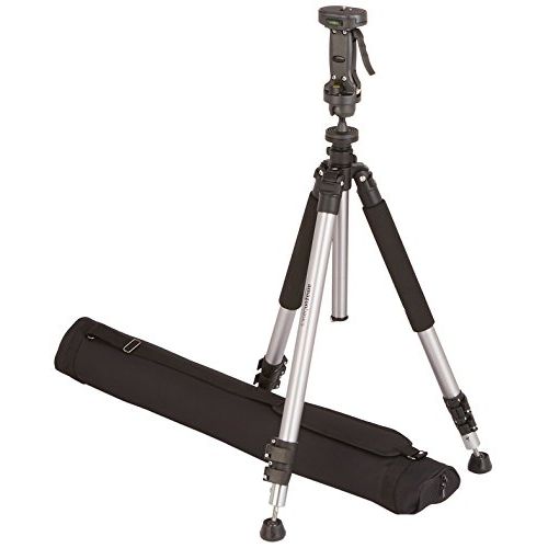  Amazon Basics Pistol Grip Camera Travel Tripod With Bag - 34.4 - 72.6 Inches, Black
