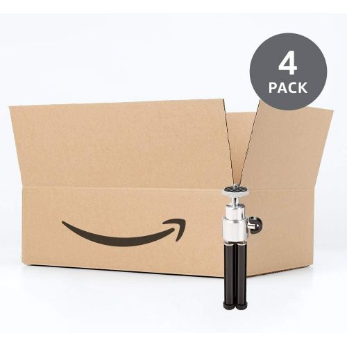  Amazon Basics Lightweight Adjustable Mini Tripod Stand - Pack of 4, 5 - 7.5 Inches, Black