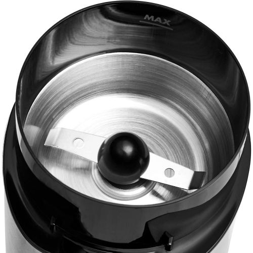  AmazonBasics Stainless Steel Electric Coffee Bean Grinder: Kitchen & Dining