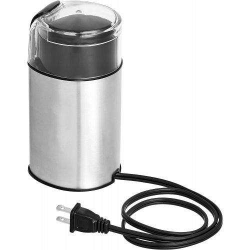  AmazonBasics Stainless Steel Electric Coffee Bean Grinder: Kitchen & Dining