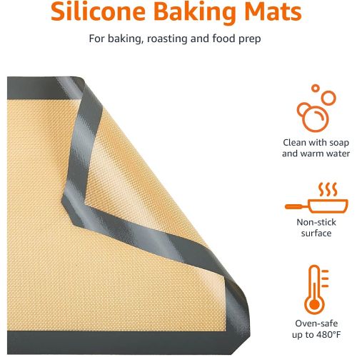  Visit the AmazonBasics Store AmazonBasics Silicone Baking Mat