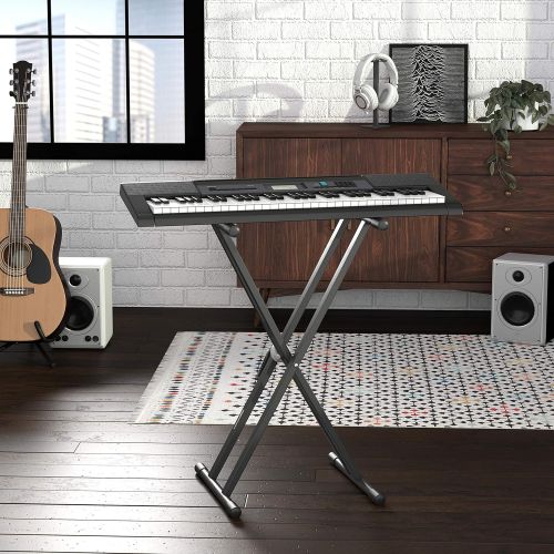  AmazonBasics Heavy-Duty Adjustable Keyboard and Piano Stand - Double-X