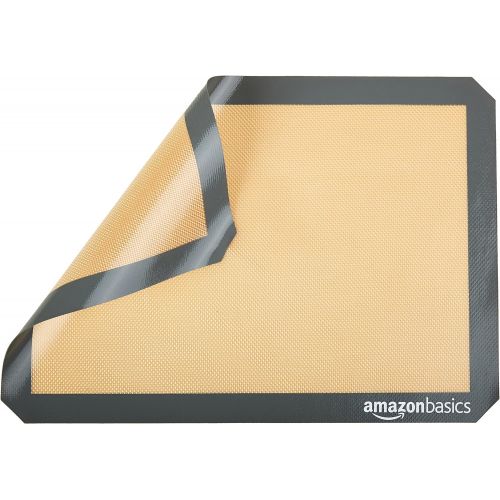  AmazonBasics Silicone, Non-Stick, Food Safe Baking Mat - Pack of 4: Kitchen & Dining