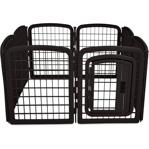  AmazonBasics 8-Panel Plastic Pet Pen Cage Playpen