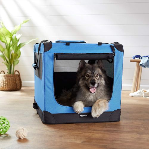  AmazonBasics Premium Folding Portable Soft Pet Dog Crate Carrier Kenne