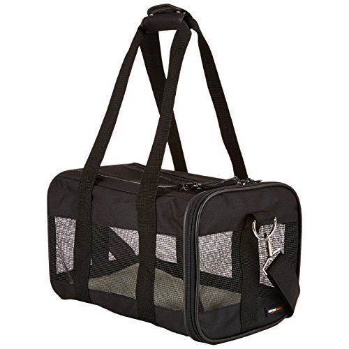  AmazonBasics Soft-Sided Mesh Pet Travel Carrier