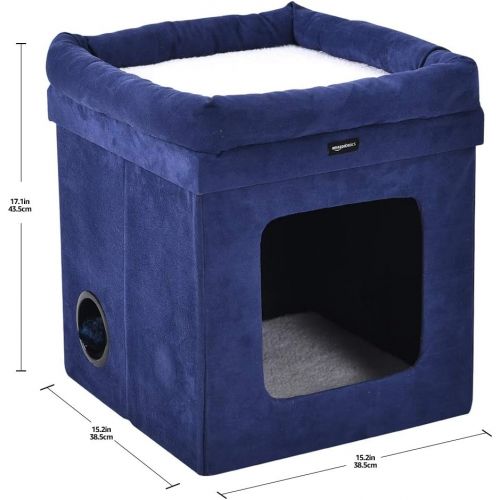  AmazonBasics Collapsible Cat House with Bed