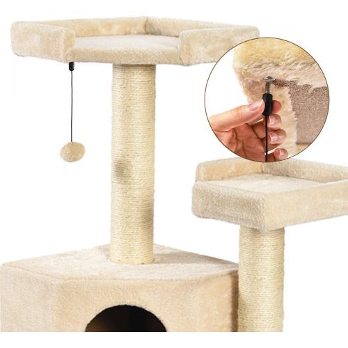  AmazonBasics Cat Tree with Platform, Scratching Posts, X-Large Size