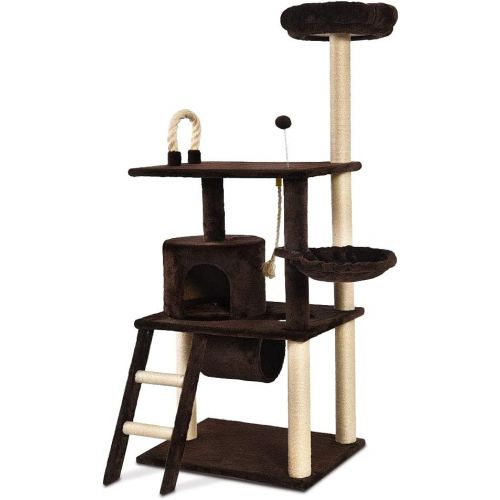  AmazonBasics Multi-Level Cat Tree with Scratching Posts