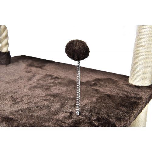  AmazonBasics Multi-Level Cat Tree with Scratching Posts