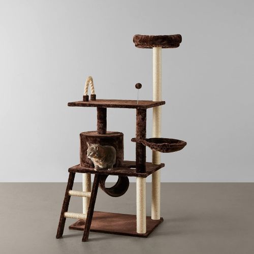  AmazonBasics Multi-Level Cat Tree with Scratching Posts